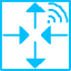 Datakommunikasjon ruter trådløs AutoCAD symbol
